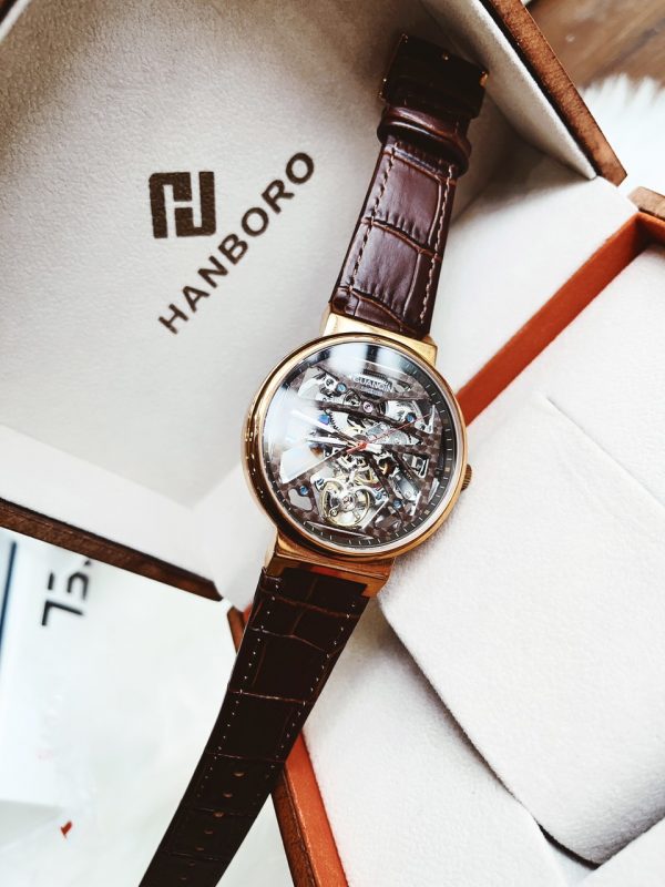 Đồng hồ Guanqin cơ lộ máy automatic