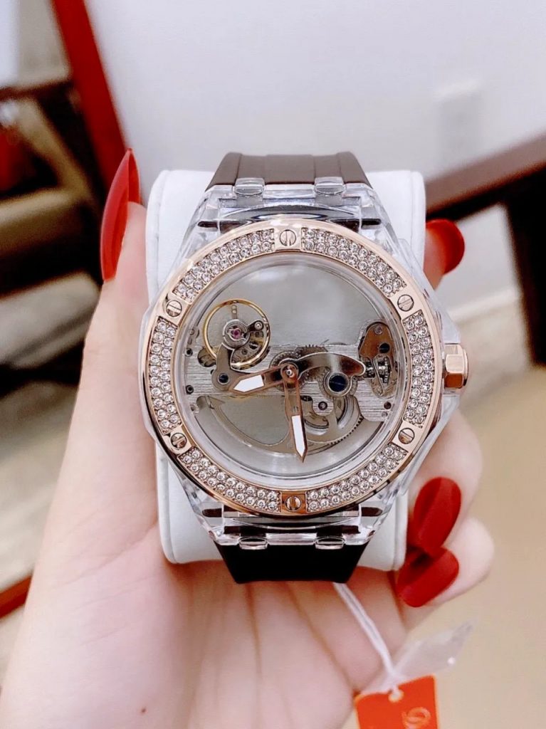 Đồng hồ Davena Skeleton Automatic