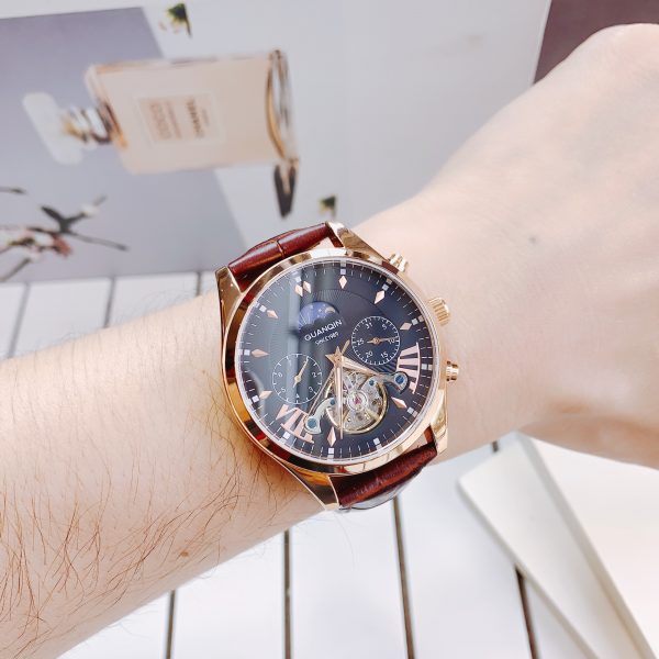 Đồng hồ Guanqin nam máy cơ automatic