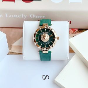 Đồng hồ Versus Versace nữ dây da màu xanh lá cây