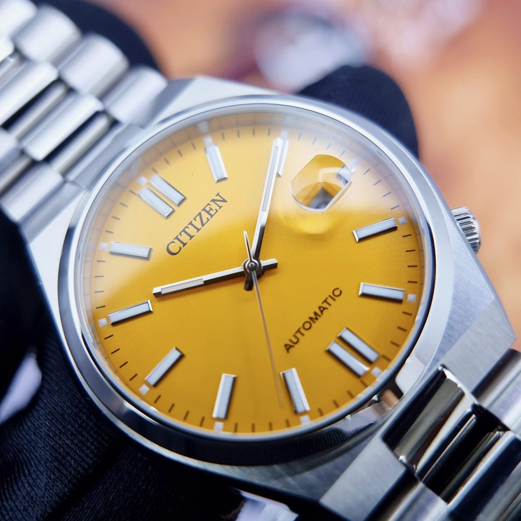 Đồng hồ Citizen NJ0150-91Z chính hãng nam Automatic mặt vàng