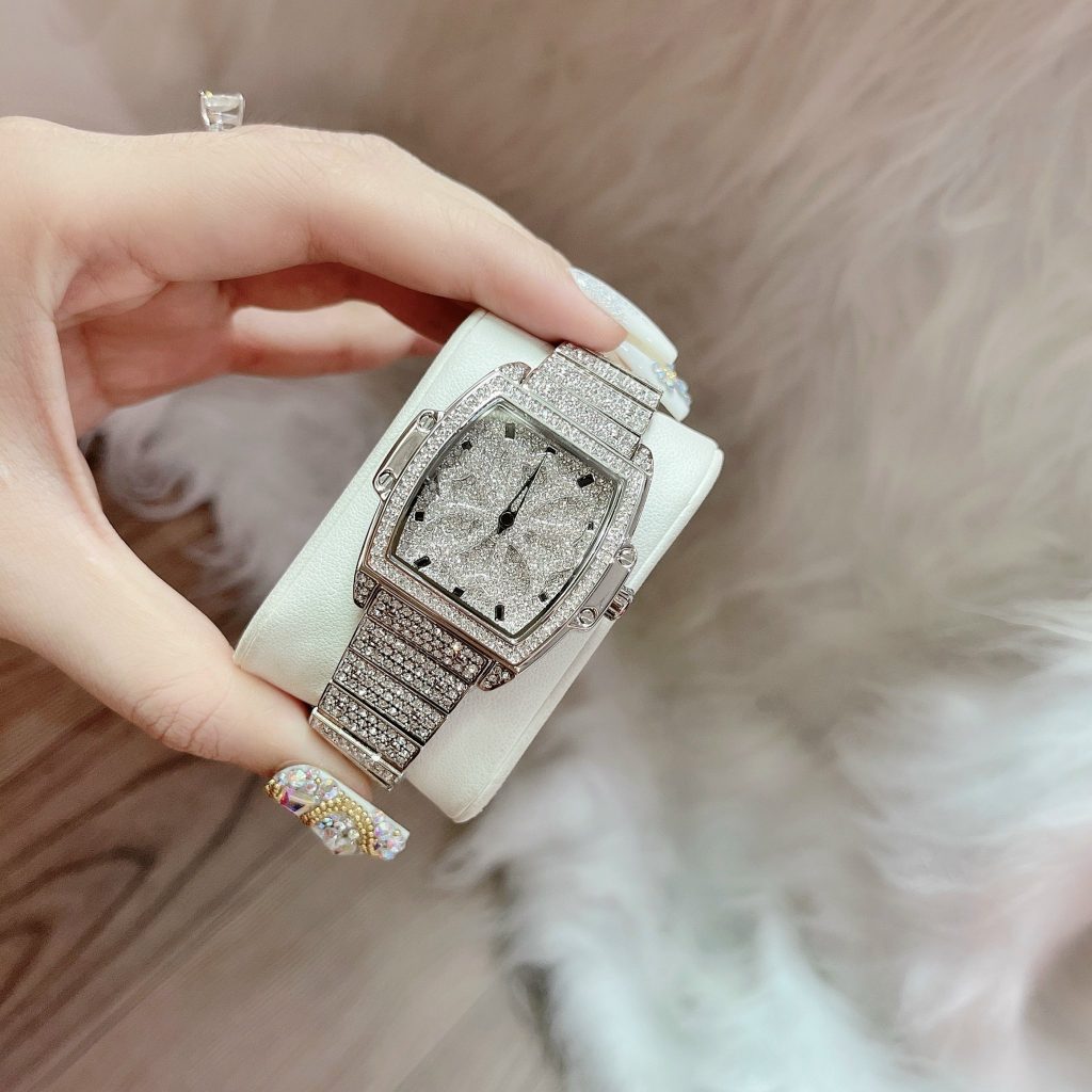 Đồng hồ nữ chính hãng Davena Austria 61696 đính full đá set 4 dây 36mm