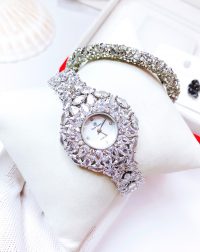 Đồng hồ nữ đính đá Royal Crown chính hãng hình bông tuyết 35mm
