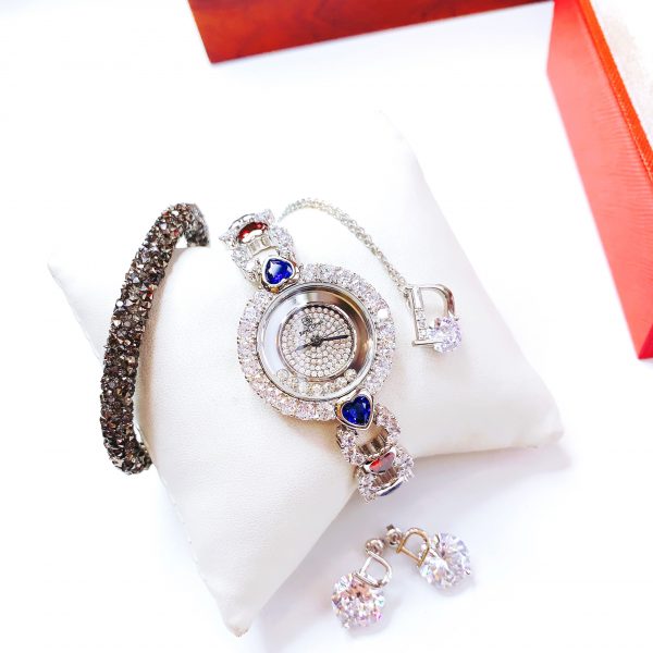 Đồng hồ nữ hàng hiệu Royal Crown đính đá chính hãng giá rẻ 35mm