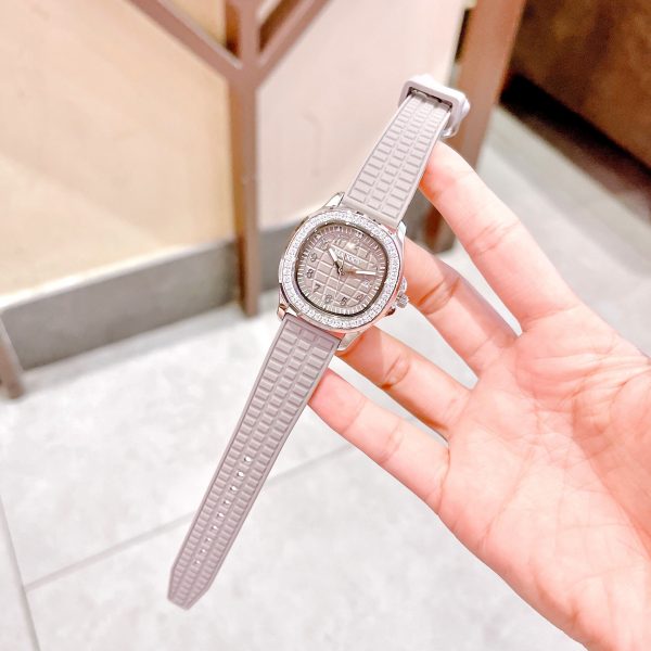 Đồng hồ Madocy chính hãng M81698 nữ dây cao su màu xám