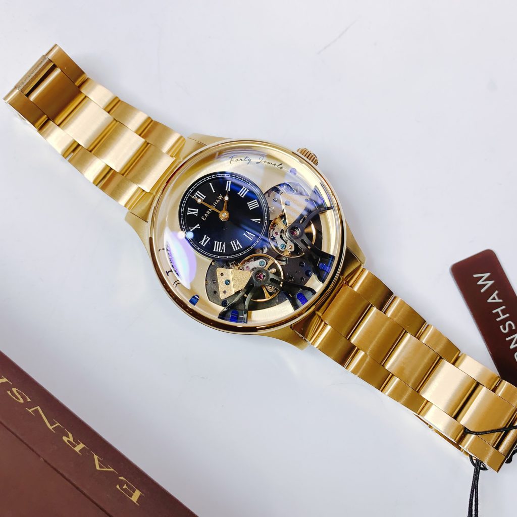 Đồng hồ Thomas Earnshaw nam chính hãng mặt tròn dây kim loại