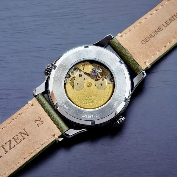 Đồng Hồ Nam Chính Hãng Citizen Automatic NJ0147-18X Vỏ Đen Mặt Đen 42mm