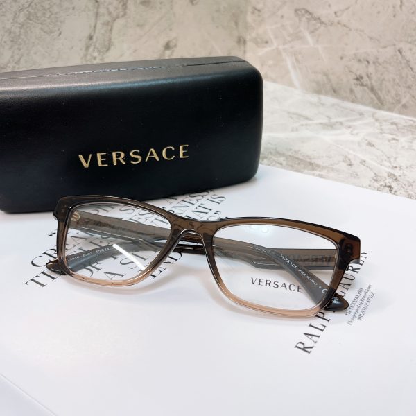 Gọng Kính Cận Versace Chính Hãng Màu Nâu Ombre Sang Trọng