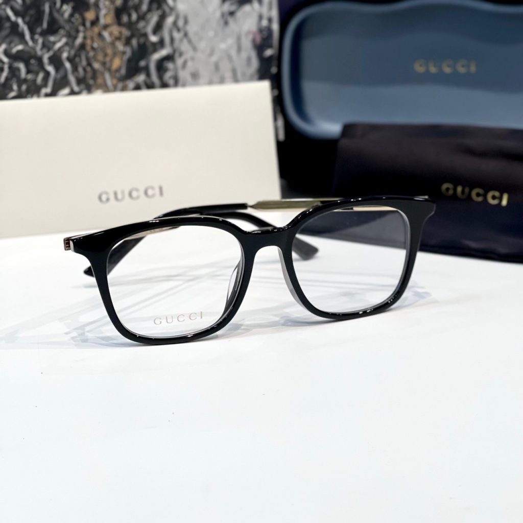 Kính Mắt Gucci Chính Hãng Gọng Kim Loại Unisex Nam Nữ 