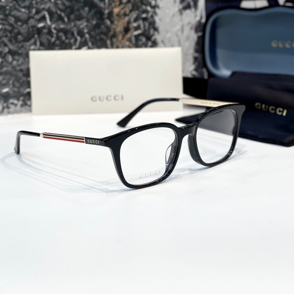 Kính Mắt Gucci Chính Hãng Gọng Kim Loại Unisex Nam Nữ 