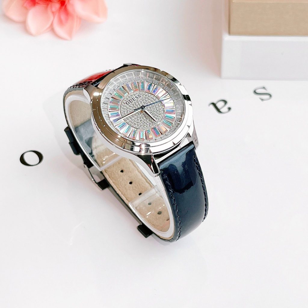 Đồng Hồ Nữ Chính Hãng Guess Glamour Mặt Số Đính Full Đá Sang Chảnh 36mm