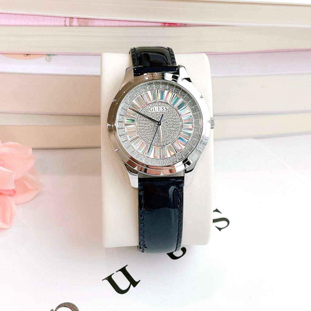 Đồng Hồ Nữ Chính Hãng Guess Glamour Mặt Số Đính Full Đá Sang Chảnh 36mm