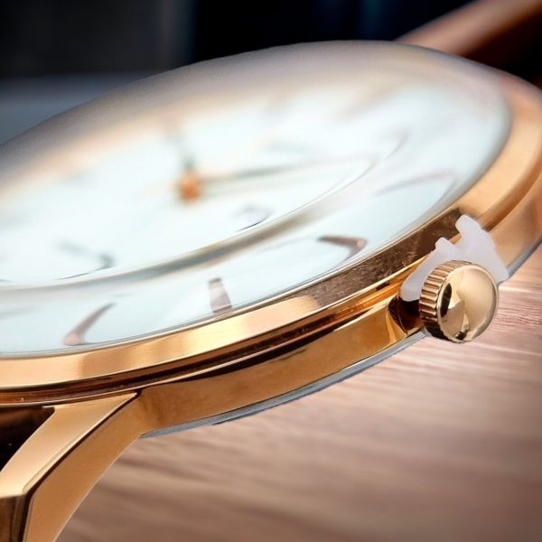 Đồng hồ nam chính hãng Orient FUG1R005W6 dây da mặt trắng lịch sự 40mm
