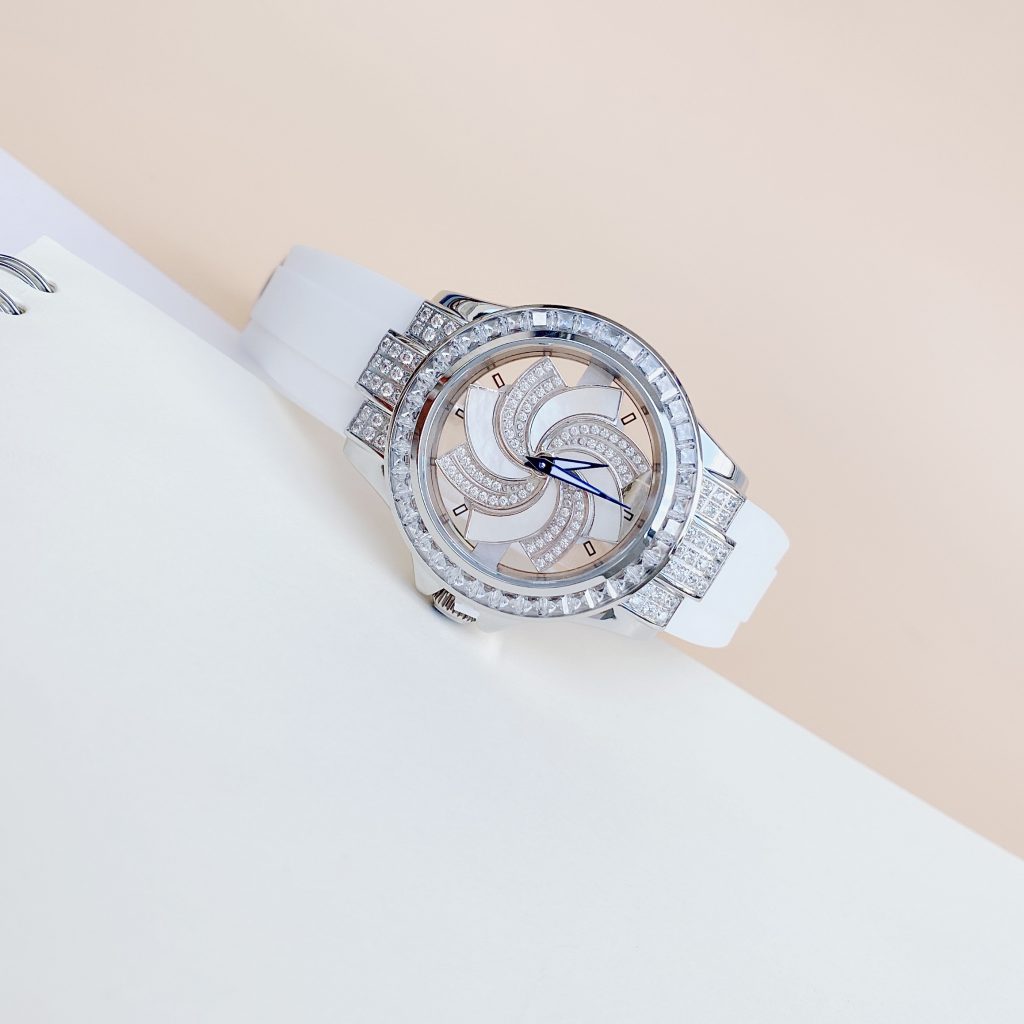 Đồng hồ nữ chính hãng X-Cer B0637 mặt số tròn đính đá thiết kế sang chảnh 38mm