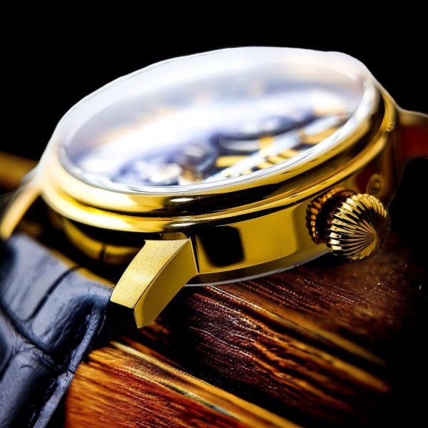 Đồng hồ nam chính hãng Thomas Earnshaw ES-8095-02 vỏ vàng mặt trắng 42mm