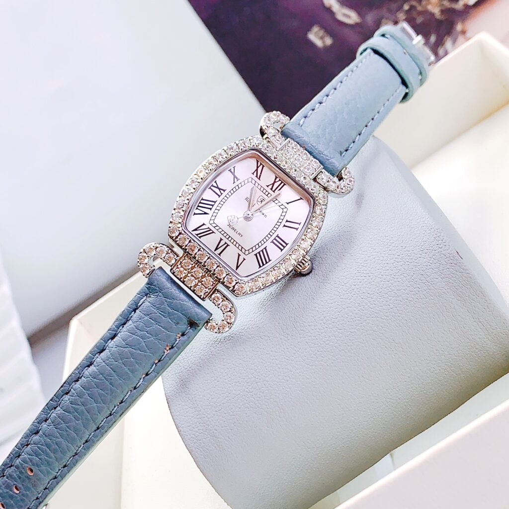 Đồng hồ nữ chính hãng Royal Crown mặt nhỏ số la mã cổ điển 27mm