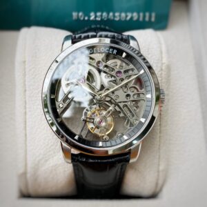 Đồng hồ nam chính hãng Agelocer Bosch Tourbillon 9001A1 lộ cợ 40mm