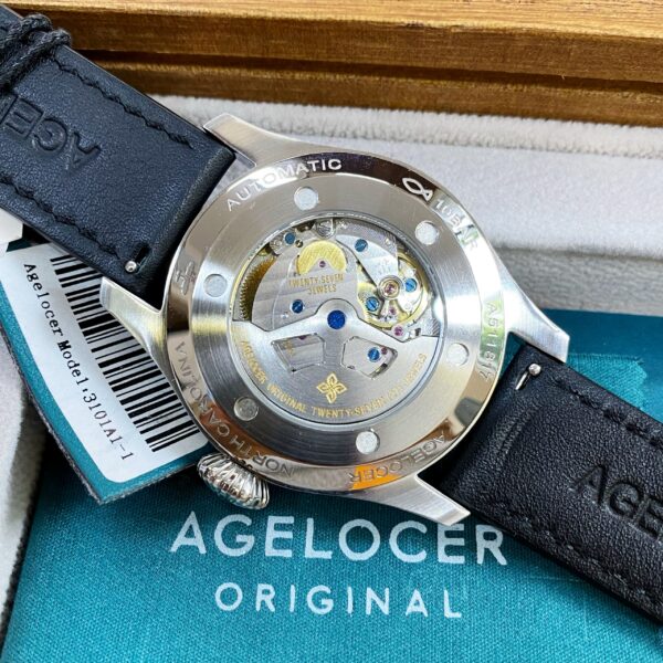 Đồng hồ nam chính hãng Agelocer North Carolina 3101A1 cọc số thiết kế 42mm