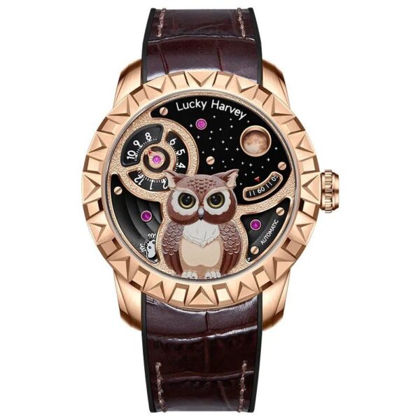 Đồng Hồ Lucky Harvey Owl Luminous dial Limited Edition Chính Hãng (1)