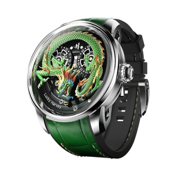 Đồng hồ Lucky Harvey Dragon Automatic chính hãng nam 43mm (8)