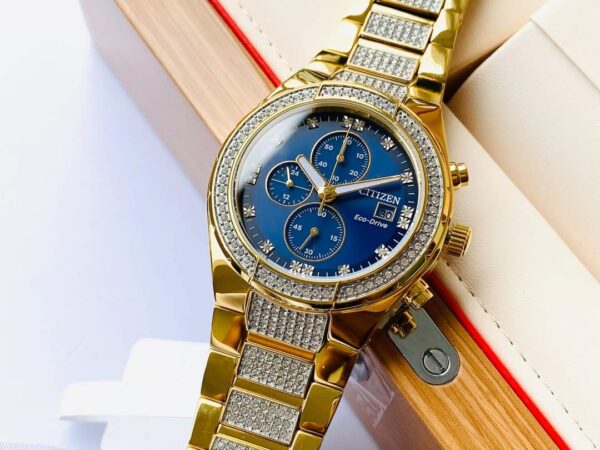 Đồng hồ Citizen CA0752-58L chính hãng nam vàng gold 42mm