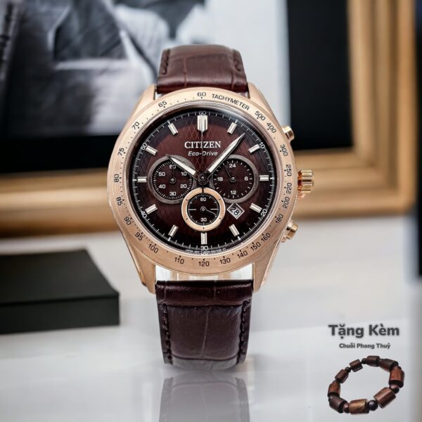 Đồng hồ Citizen Eco-Drive CA4452-17X chính hãng nam chronograph 43mm