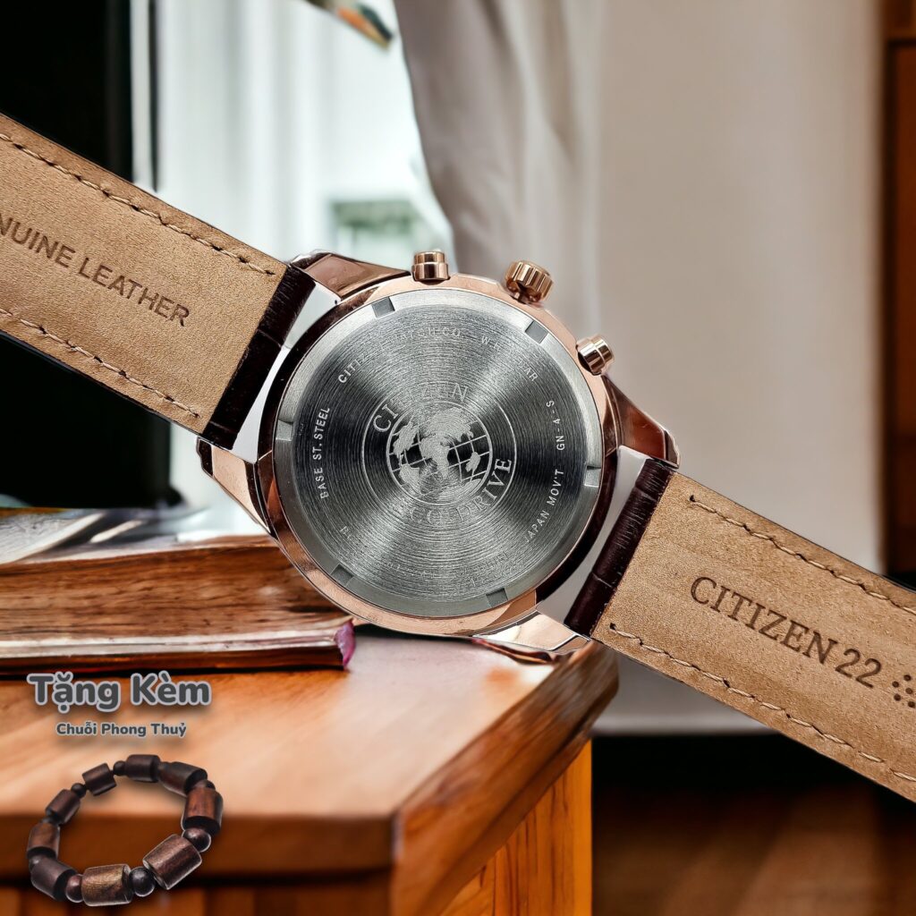 Đồng hồ Citizen Eco-Drive CA4452-17X chính hãng nam chronograph 43mm