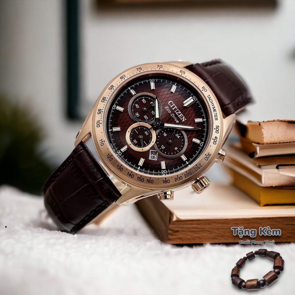 Đồng hồ Citizen Eco-Drive CA4452-17X chính hãng nam chronograph 43mm