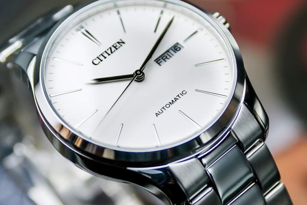 Đồng hồ Citizen NH8350-83A chính hãng nam mặt số trắng 40mm