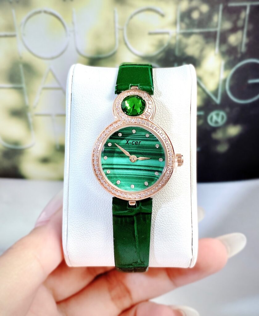 Đồng hồ X-Cer B0625 chính hãng nữ Rose Green 24mm