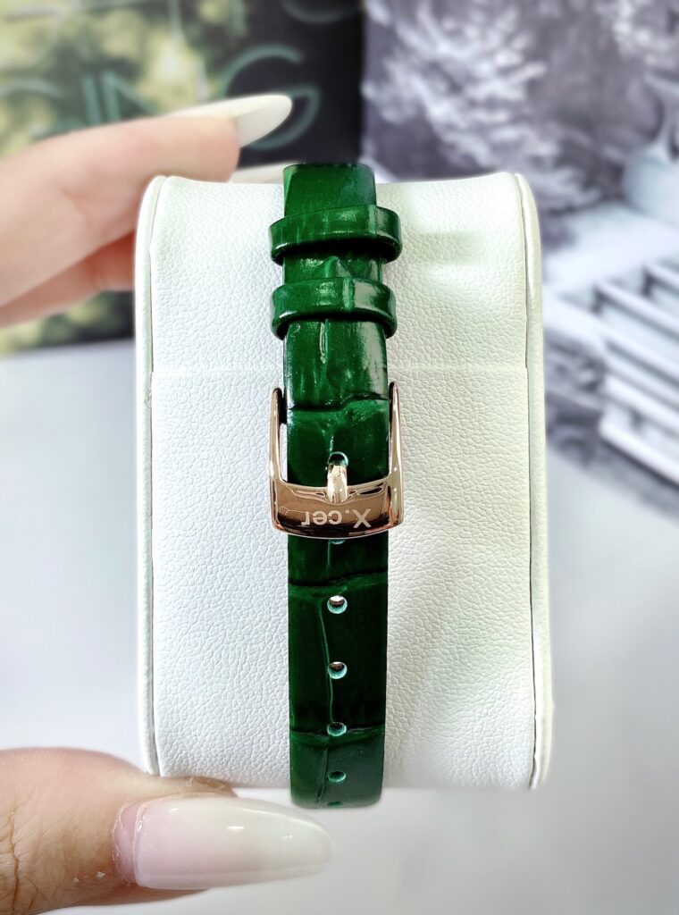 Đồng hồ X-Cer B0625 chính hãng nữ Rose Green 24mm