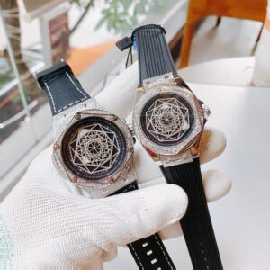 Đồng hồ đôi Hanboro chính hãng đính đá Swarovski 4236mm (1)