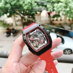 Đồng hồ Bonest Gatti BG9901-A3 chính hãng nam màu đỏ 45mm (2)