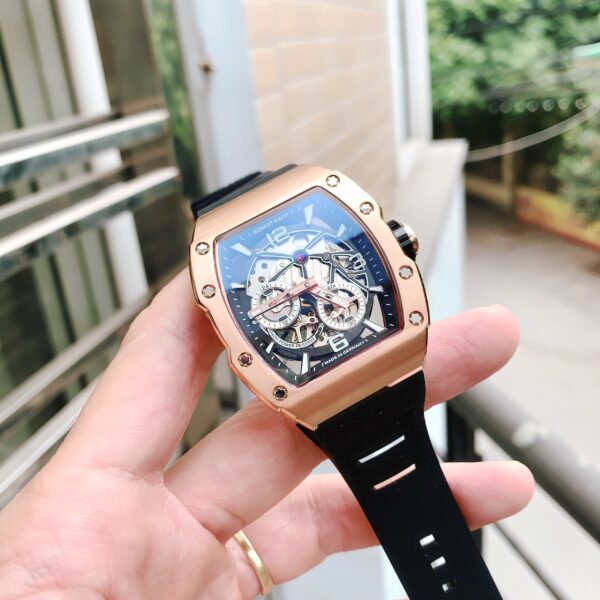 Đồng hồ Bonest Gatti BG9903-A7 rose gold chính hãng máy lộ cơ 45mm (2)