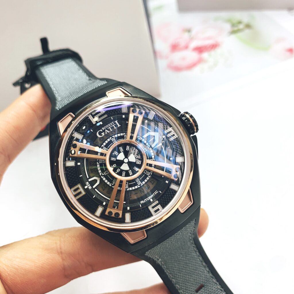 Đồng hồ Bonest Gatti chính hãng BG5803-A1 nam máy cơ Automatic 44mm (2)