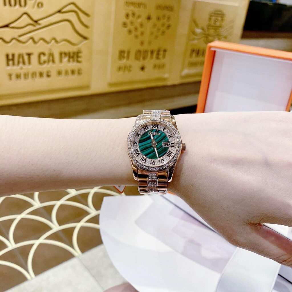 Đồng hồ Davena nữ chính hãng Davena 61803 màu Rose Gold 34mm