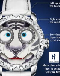 Đồng Hồ Lucky Harvey chính hãng nam tiger dial automatic 43mm (1)