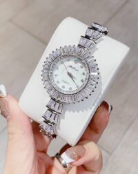Đồng hồ nữ Melissa F8229 silver chính hãng dây đeo dạng lắc tay sang chảnh 33mm (1)