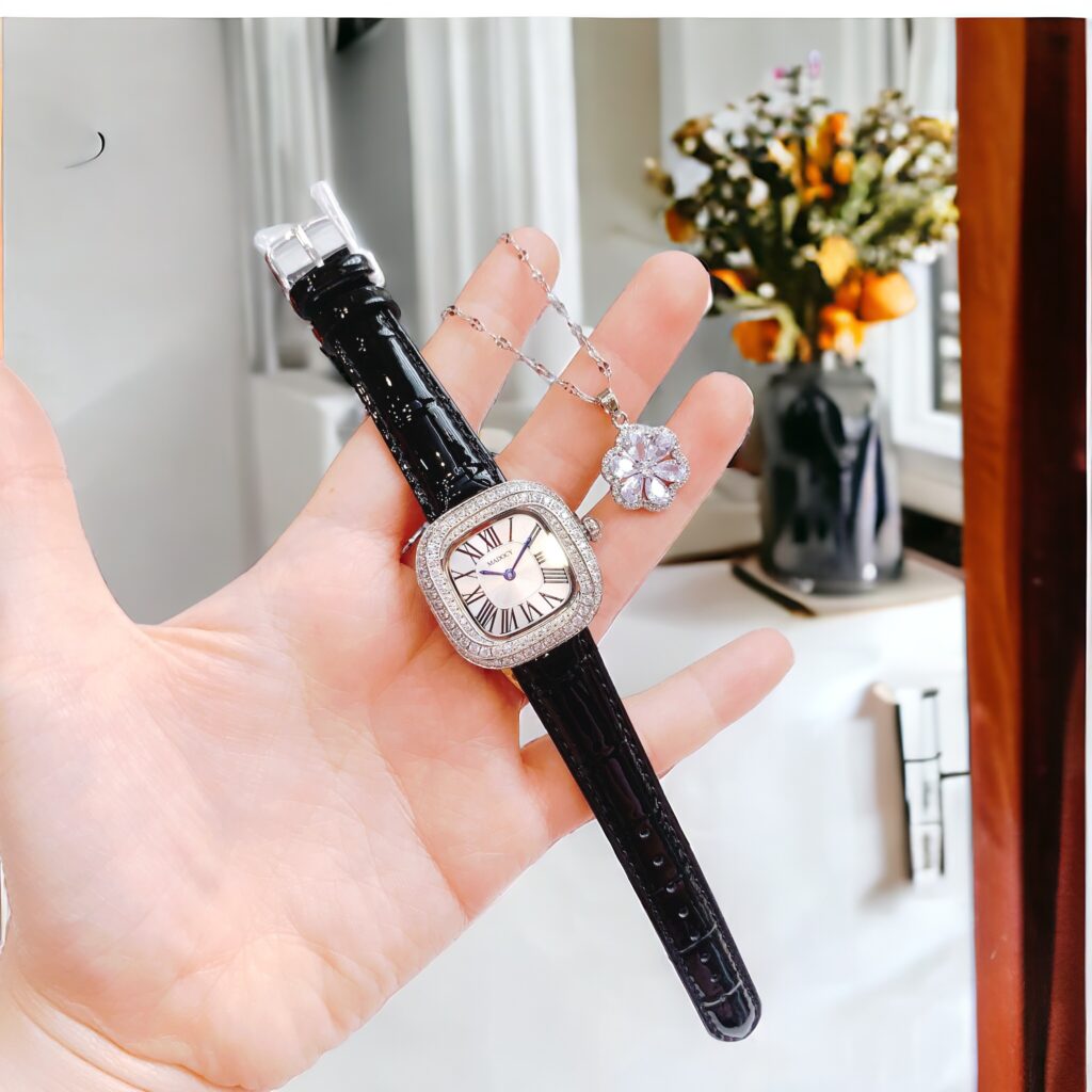 Đồng hồ nữ Madocy chính hãng M81886 đính đá Swarovski 31mm