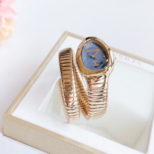 Đồng hồ nữ Just Cavalli chính hãng mặt xanh blue đính đá 28mm (1)