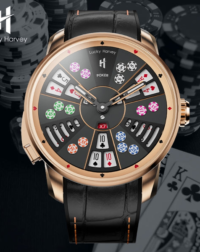 Đồng Hồ Nam Lucky Harvey Bộ Bài Poker Chính Hãng 43mm (1)